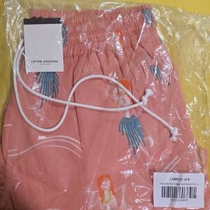 Lifted Anchors Pink Graphic Shorts